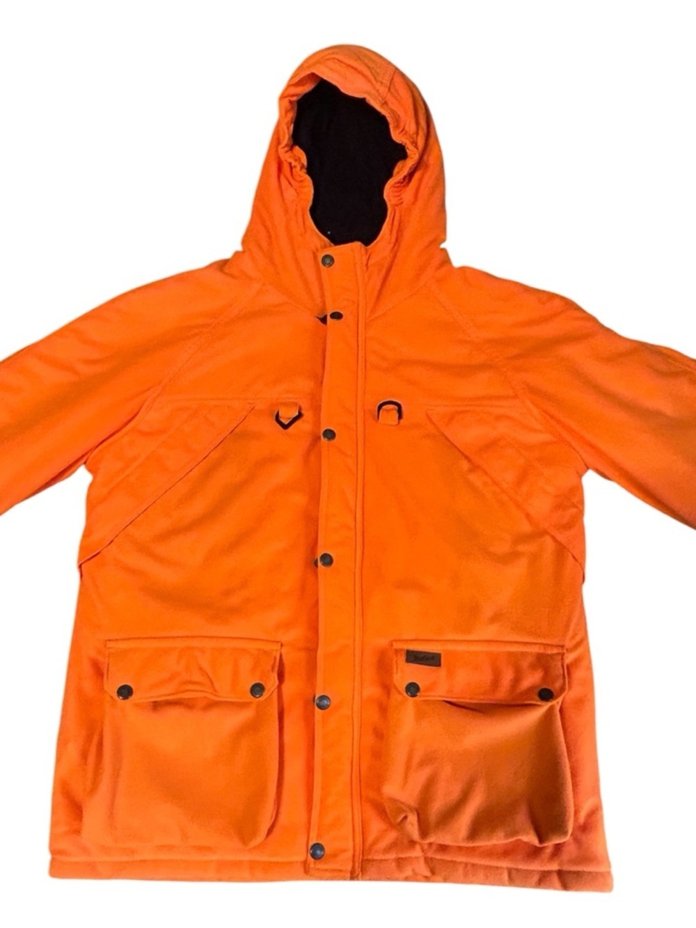 Woolrich Youth XL Blaze Orange Hooded Hunting Jacket Insulated Coat - Picture 12 of 16